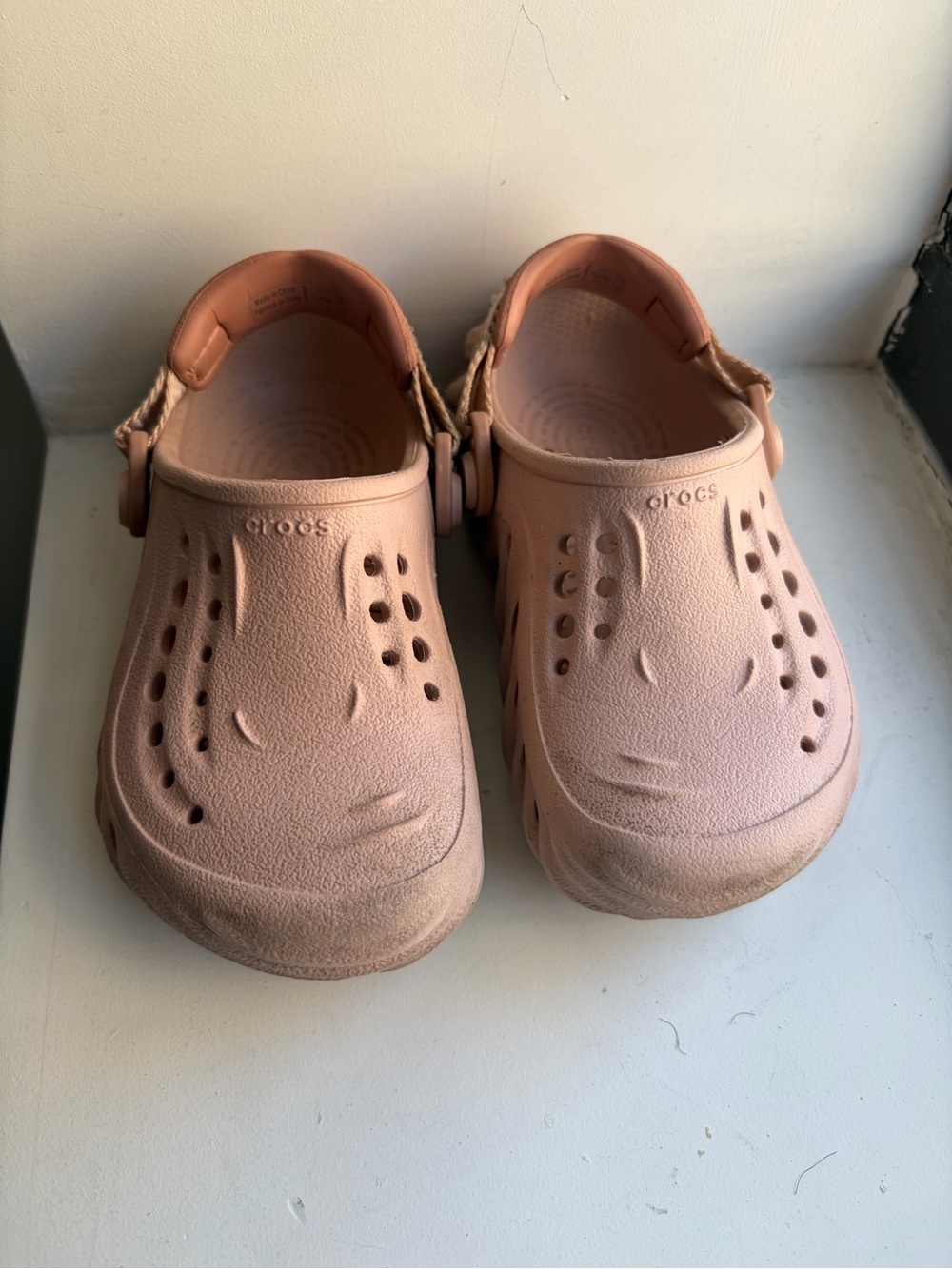 CROCS Kids' Classic Clog in Blush Pink